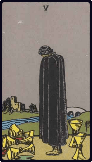 Lá Năm Cốc (Five of Cups)