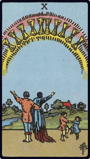 Lá Mười Cốc (Ten of Cups)
