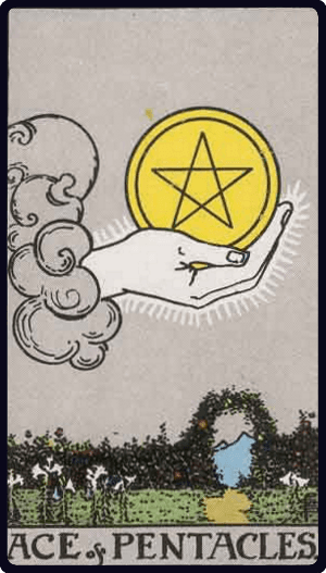 Lá Át Xu (Ace of Pentacles)