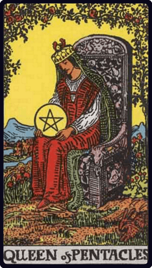 Lá Hoàng Hậu Xu (Queen of Pentacles)