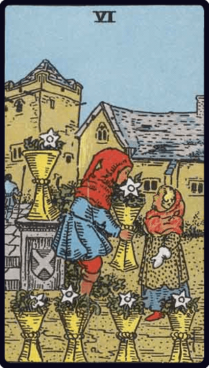 Lá Sáu Cốc (Six of Cups)