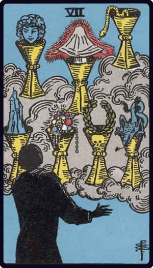Lá Bảy Cốc (Seven of Cups)