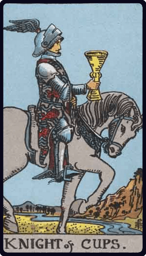 Lá Kỵ Sĩ Cốc (Knight of Cups)