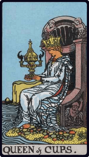 Lá Hoàng Hậu Cốc (Queen of Cups)