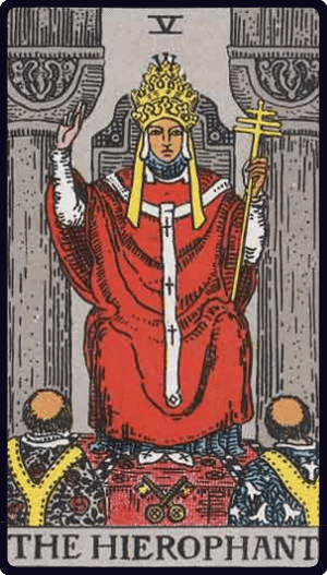 Lá Giáo Hoàng (The Hierophant)
