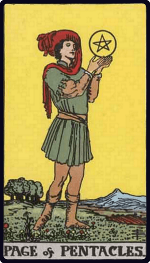 Lá Thị Đồng Xu (Page of Pentacles)