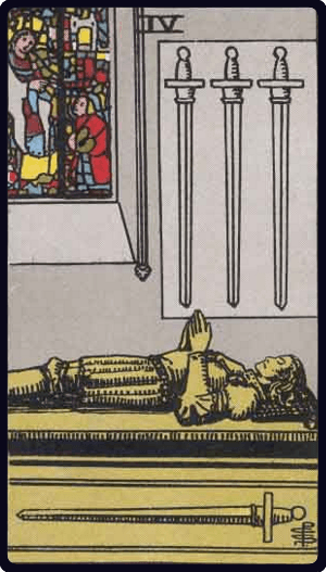 Lá Bốn Kiếm (Four of Swords)