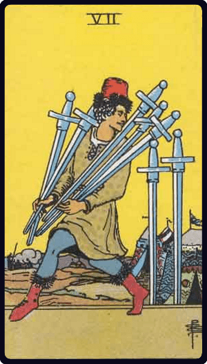 Lá Bảy Kiếm (Seven of Swords)