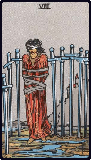 Lá Tám Kiếm (Eight of Swords)