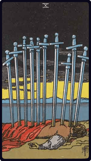 Lá Mười Kiếm (Ten of Swords)