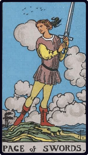 Lá Thị Đồng Kiếm (Page of Swords)