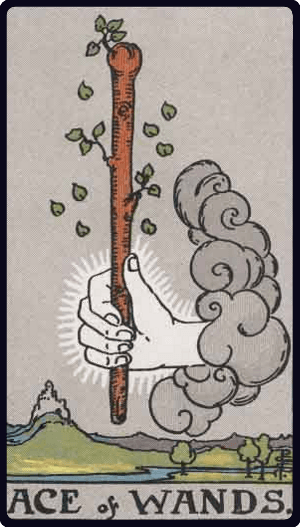 Lá Át Gậy (Ace of Wands)