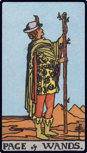 Lá Thị Đồng Gậy (Page of Wands)